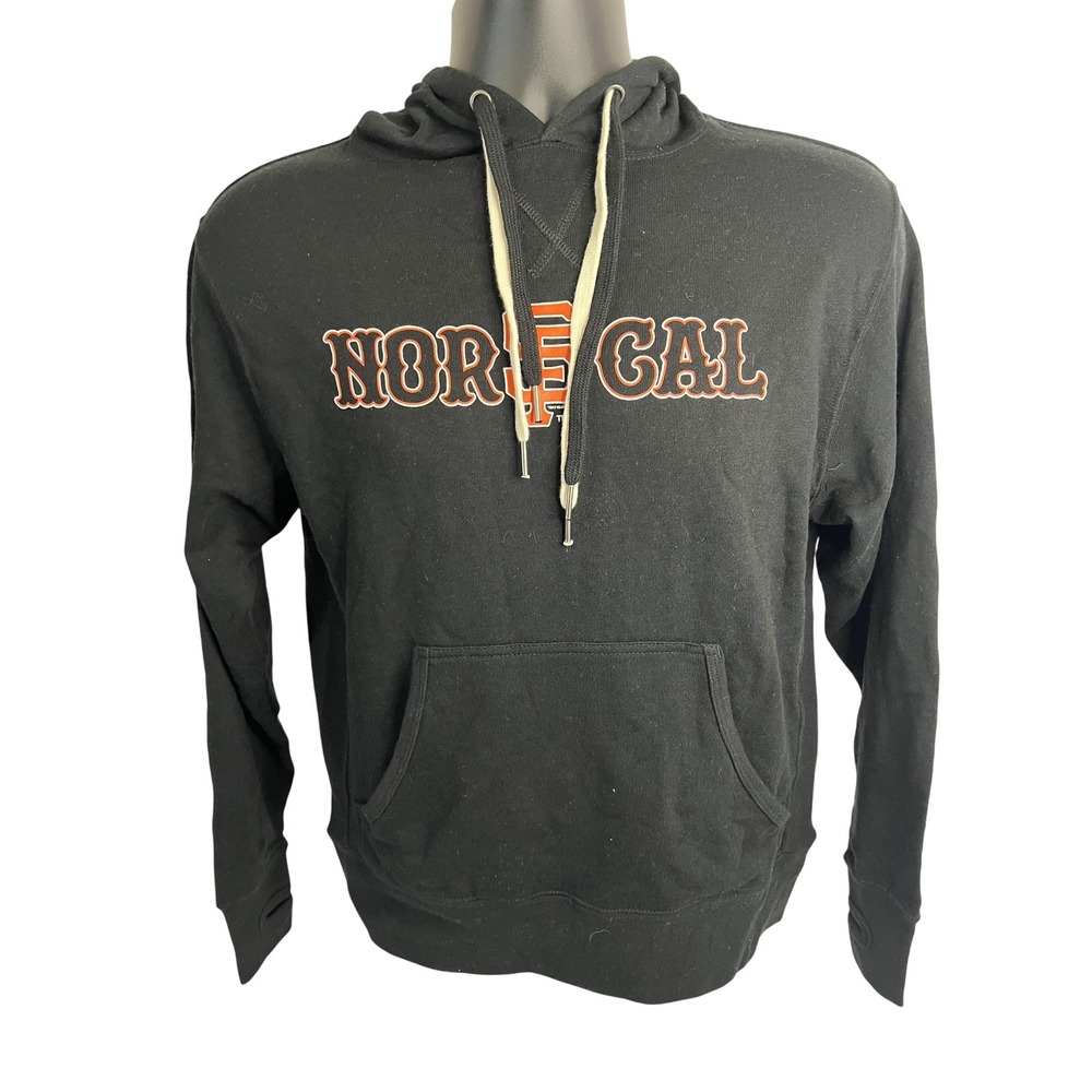 San Francisco Giants Hoodie Mens Small Black MLB Baseball‎ Nor Cal Sweatshirt
